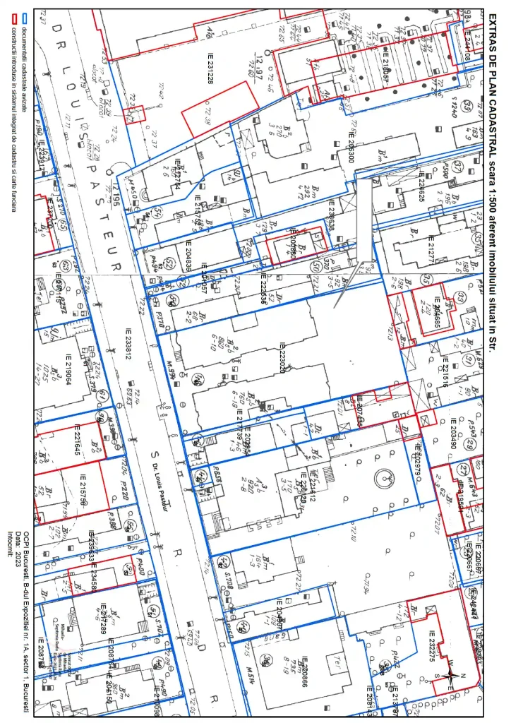 Plan Cadastral la scara 1:2000